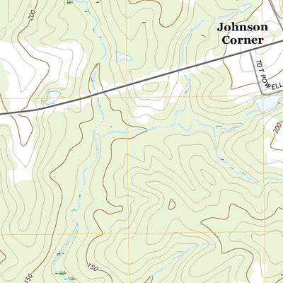 United States Geological Survey Johnson Corner, GA (2020, 24000-Scale) digital map