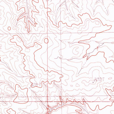 United States Geological Survey Johnson Coulee West, MT (1983, 24000-Scale) digital map