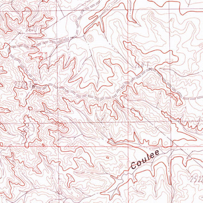 United States Geological Survey Johnson Coulee West, MT (1983, 24000-Scale) digital map