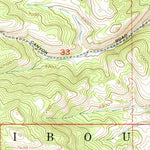 United States Geological Survey Johnson Creek, ID (1949, 24000-Scale) digital map