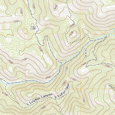 United States Geological Survey Johnson Creek, ID (2020, 24000-Scale) digital map