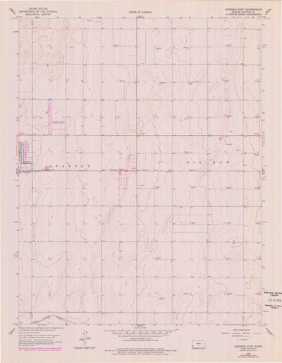 United States Geological Survey Johnson East, KS (1959, 24000-Scale) digital map