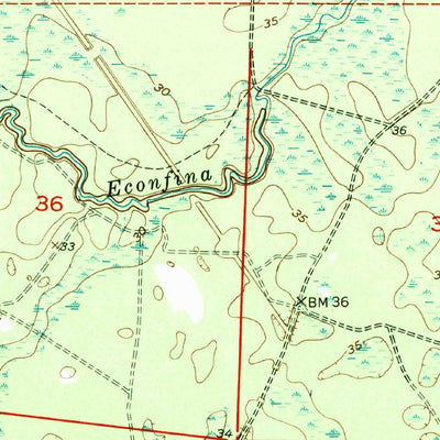 United States Geological Survey Johnson Hammock, FL (1954, 24000-Scale) digital map