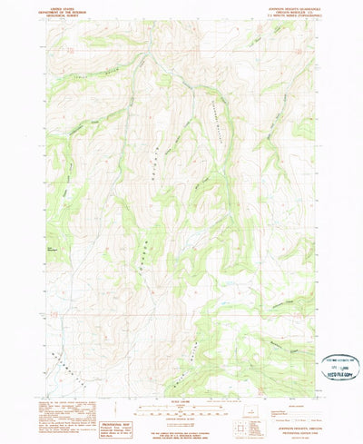 United States Geological Survey Johnson Heights, OR (1990, 24000-Scale) digital map