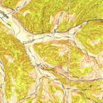 United States Geological Survey Johnson Hollow, KY-TN (1951, 24000-Scale) digital map