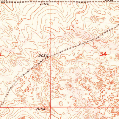 United States Geological Survey Johnson Lake, MT (1950, 24000-Scale) digital map