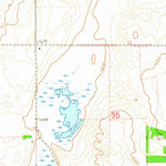 United States Geological Survey Johnson Lake, ND (1961, 24000-Scale) digital map