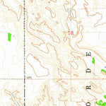 United States Geological Survey Johnson Lake, ND (1961, 24000-Scale) digital map