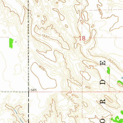 United States Geological Survey Johnson Lake, ND (1961, 24000-Scale) digital map