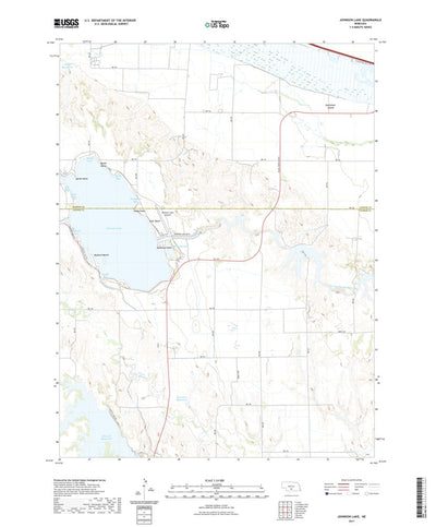 United States Geological Survey Johnson Lake, NE (2021, 24000-Scale) digital map