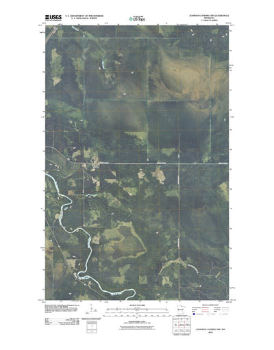 United States Geological Survey Johnson Landing NW, MN (2010, 24000-Scale) digital map