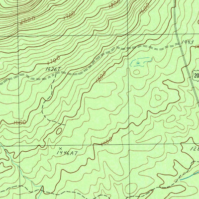 United States Geological Survey Johnson Mountain, ME (1989, 24000-Scale) digital map