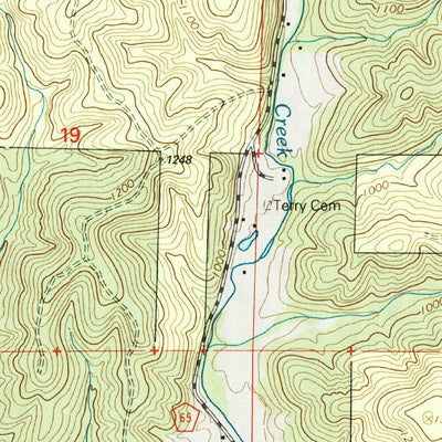 United States Geological Survey Johnson Mountain, MO (1999, 24000-Scale) digital map