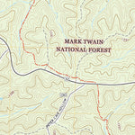 United States Geological Survey Johnson Mountain, MO (2021, 24000-Scale) digital map