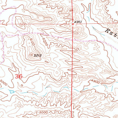 United States Geological Survey Johnson Mountain, WY (1953, 24000-Scale) digital map