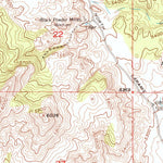 United States Geological Survey Johnson Mountain, WY (1953, 24000-Scale) digital map