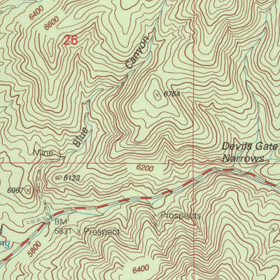 United States Geological Survey Johnson Pass, UT (1998, 24000-Scale) digital map