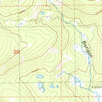 United States Geological Survey Johnson Peak, CA (1988, 24000-Scale) digital map