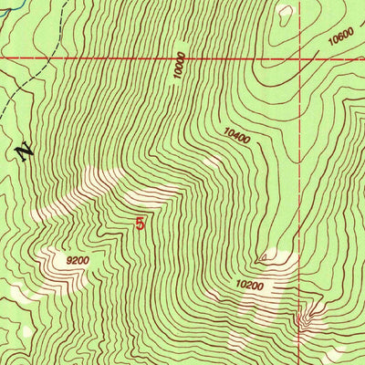 United States Geological Survey Johnson Peak, CA (1994, 24000-Scale) digital map