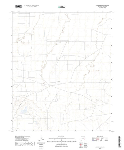 United States Geological Survey Johnson Ranch, NM (2023, 24000-Scale) digital map