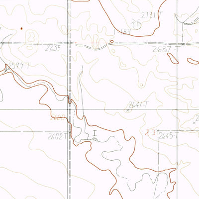 United States Geological Survey Johnson Reservoir, MT (1983, 24000-Scale) digital map