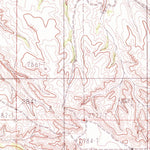 United States Geological Survey Johnson Reservoir NW, MT (1983, 24000-Scale) digital map