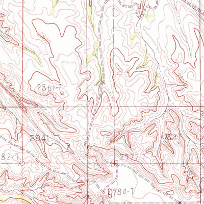 United States Geological Survey Johnson Reservoir NW, MT (1983, 24000-Scale) digital map