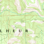 United States Geological Survey Johnson Saddle, OR (1990, 24000-Scale) digital map
