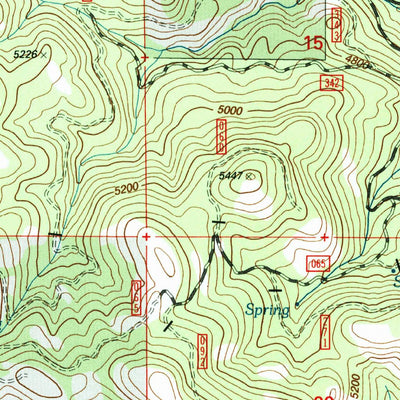United States Geological Survey Johnson Saddle, OR (1999, 24000-Scale) digital map