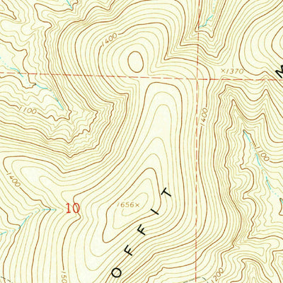 United States Geological Survey Johnson Shut-Ins, MO (1968, 24000-Scale) digital map