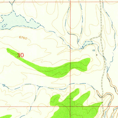 United States Geological Survey Johnson Trading Post, NM (1961, 24000-Scale) digital map