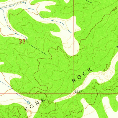 United States Geological Survey Johnson Trading Post, NM (1961, 24000-Scale) digital map