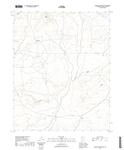 United States Geological Survey Johnson Trading Post, NM (2020, 24000-Scale) digital map