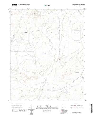 United States Geological Survey Johnson Trading Post, NM (2023, 24000-Scale) digital map