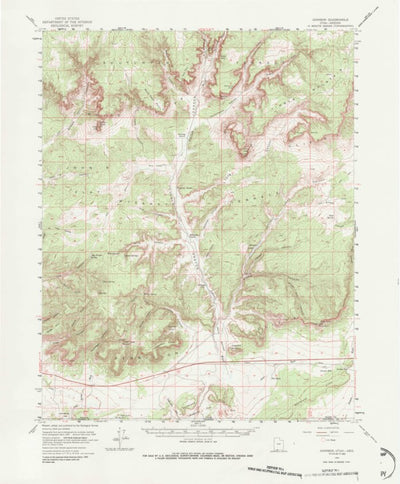 United States Geological Survey Johnson, UT-AZ (1954, 62500-Scale) digital map