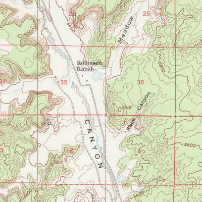 United States Geological Survey Johnson, UT-AZ (1954, 62500-Scale) digital map
