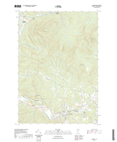 United States Geological Survey Johnson, VT (2021, 24000-Scale) digital map