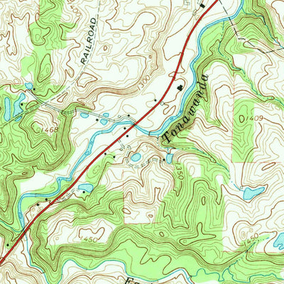 United States Geological Survey Johnsonburg, NY (1966, 24000-Scale) digital map