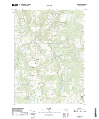 United States Geological Survey Johnsonburg, NY (2023, 24000-Scale) digital map