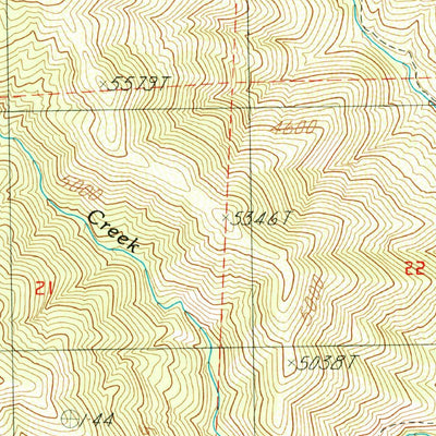 United States Geological Survey Johnsondale, CA (1986, 24000-Scale) digital map