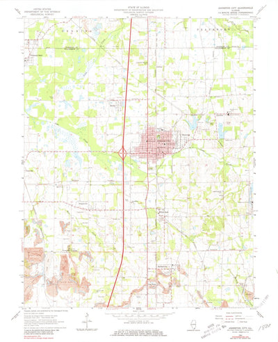 United States Geological Survey Johnston City, IL (1963, 24000-Scale) digital map