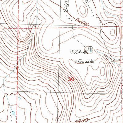 United States Geological Survey Johnstonville, CA (1988, 24000-Scale) digital map