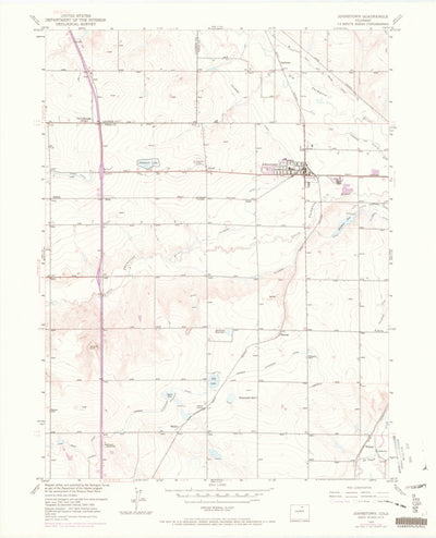 United States Geological Survey Johnstown, CO (1950, 24000-Scale) digital map