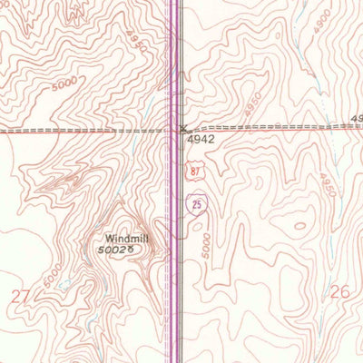 United States Geological Survey Johnstown, CO (1950, 24000-Scale) digital map