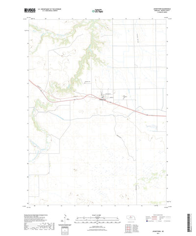 United States Geological Survey Johnstown, NE (2021, 24000-Scale) digital map