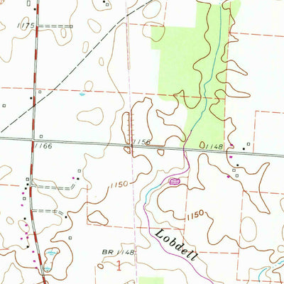 United States Geological Survey Johnstown, OH (1961, 24000-Scale) digital map