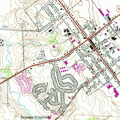 United States Geological Survey Johnstown, OH (1961, 24000-Scale) digital map