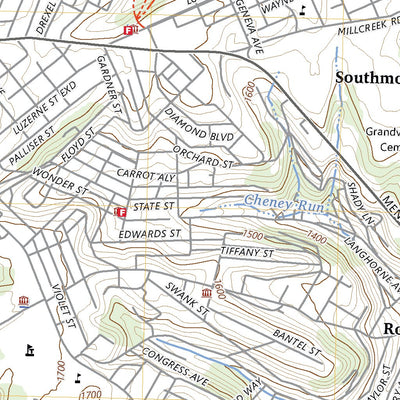 United States Geological Survey Johnstown, PA (2023, 24000-Scale) digital map