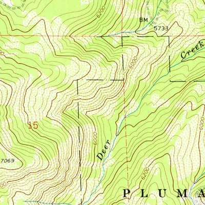United States Geological Survey Johnsville, CA (1972, 24000-Scale) digital map