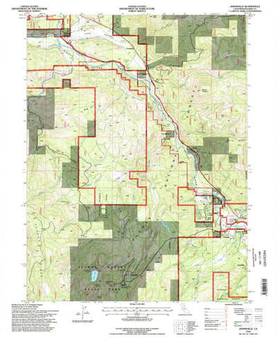 United States Geological Survey Johnsville, CA (1994, 24000-Scale) digital map